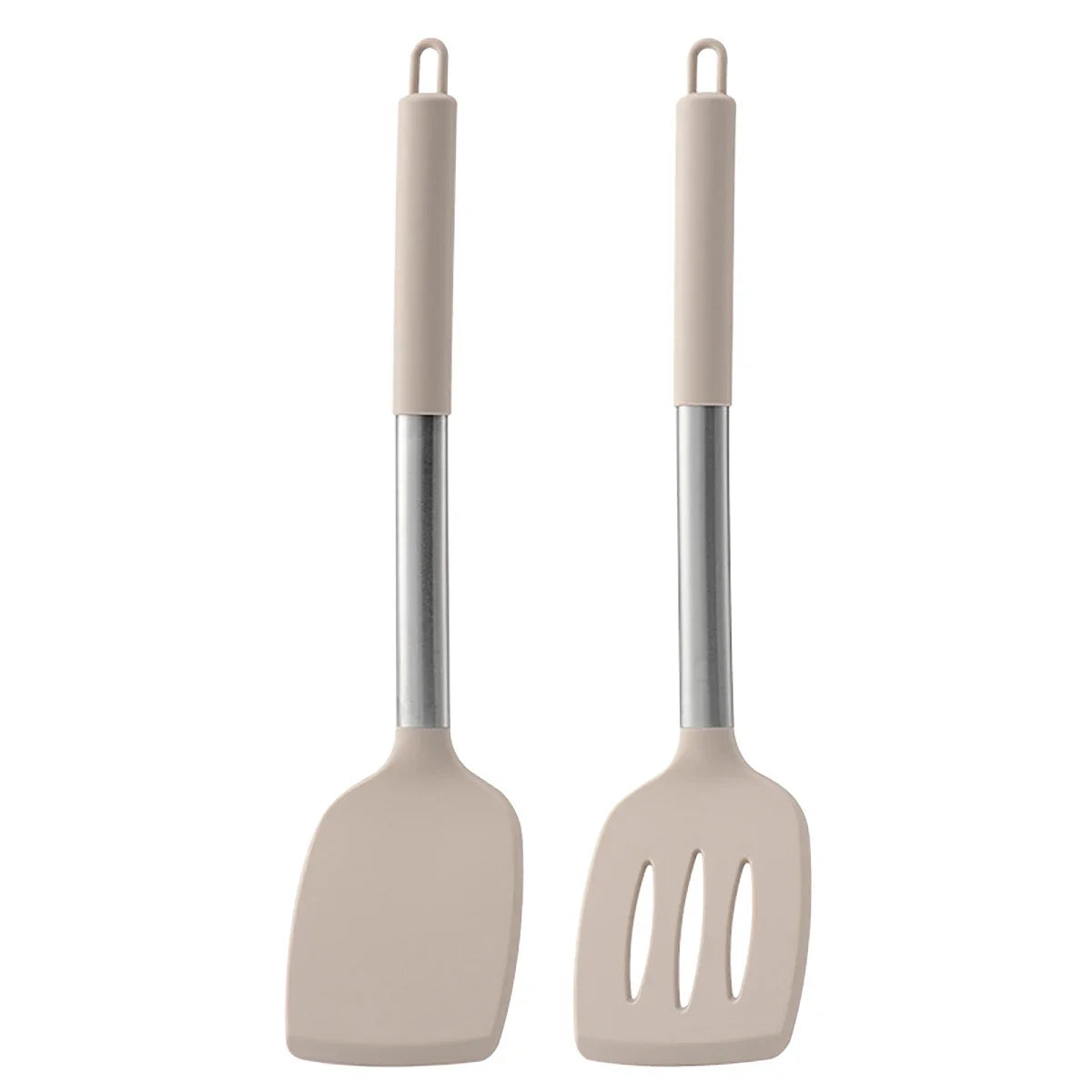 2pcs Stir Fry Spatula Steak Spatula Cooking Utensils Stainless Steel Handle - My Trendova