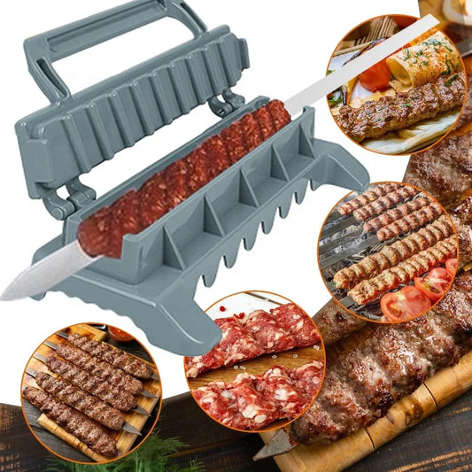 Row Kebab Maker Bbq Meat Skewer Machine - My Trendova